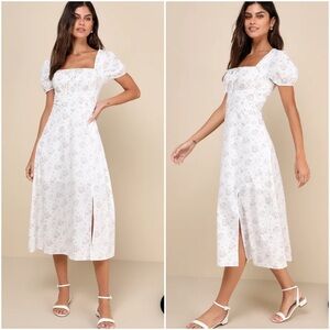 Lulus Lavender Midi Dress